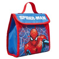 SPIDERMAN04526: Spiderman Fold Velcro Lunch Bag